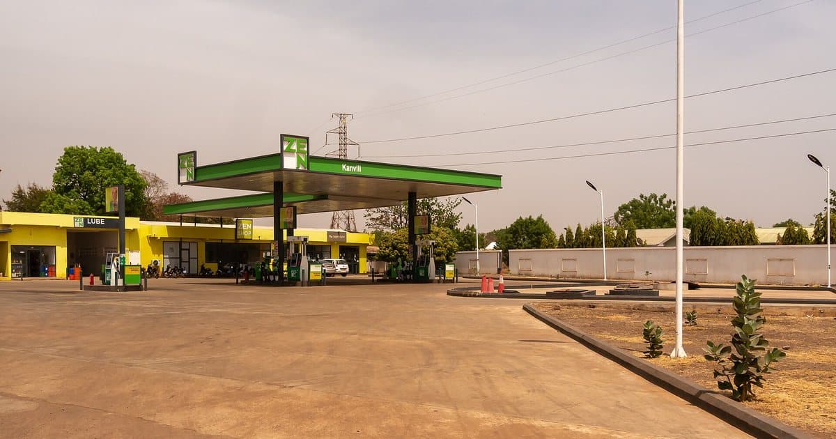 Filling station in Tamale, northern Ghana