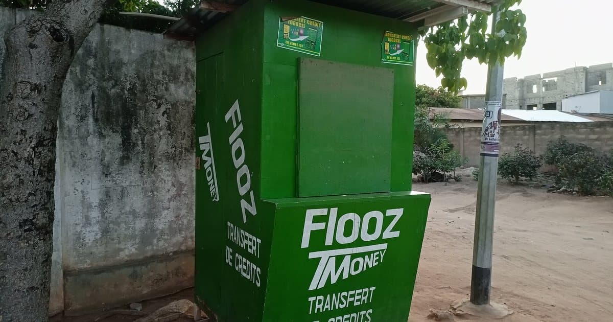 Flooz and TMoney mobile money transfer kiosk