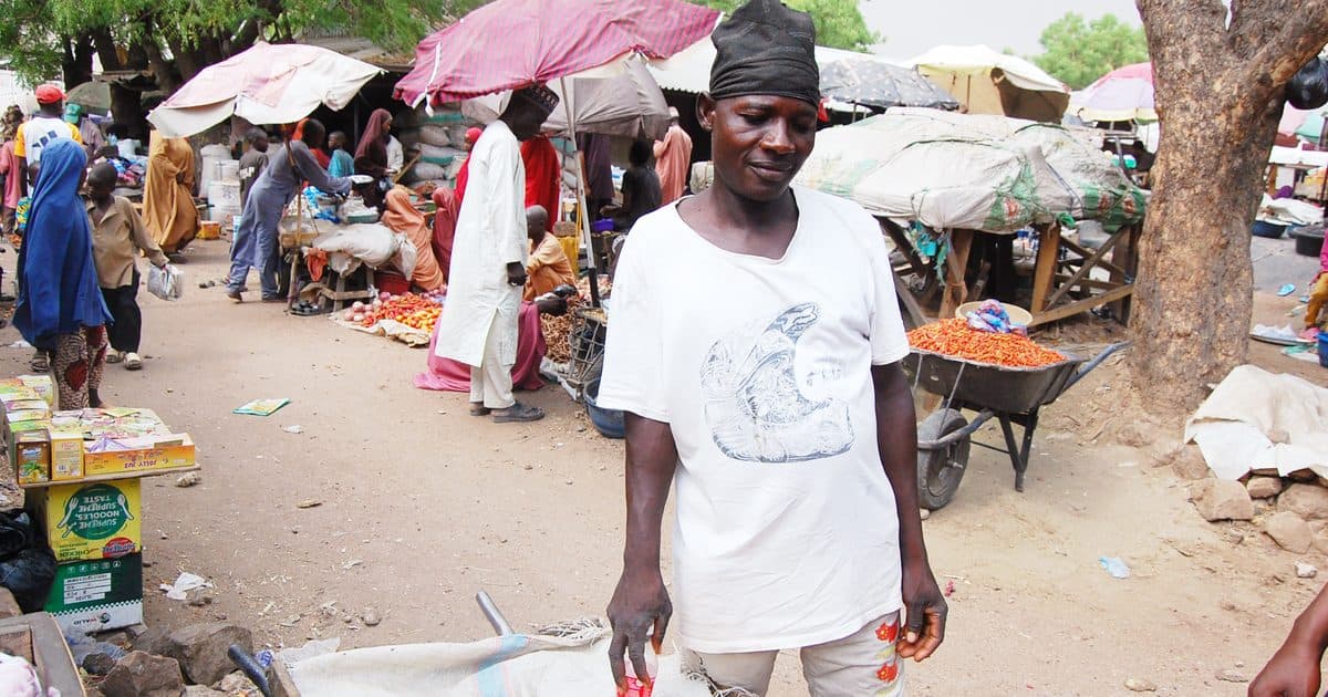 Street fruit vendor